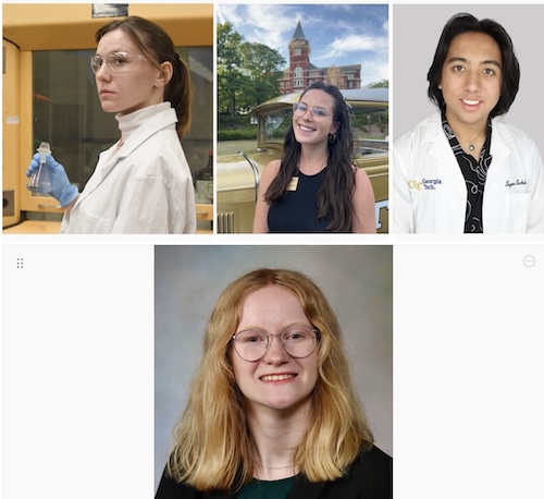 Amelia England, Marielle Frooman, Syon Schlecht, and Emily Third.